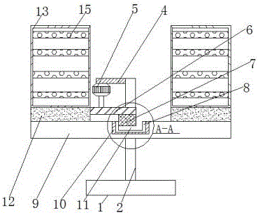 Computer peripheral equipment selling rack