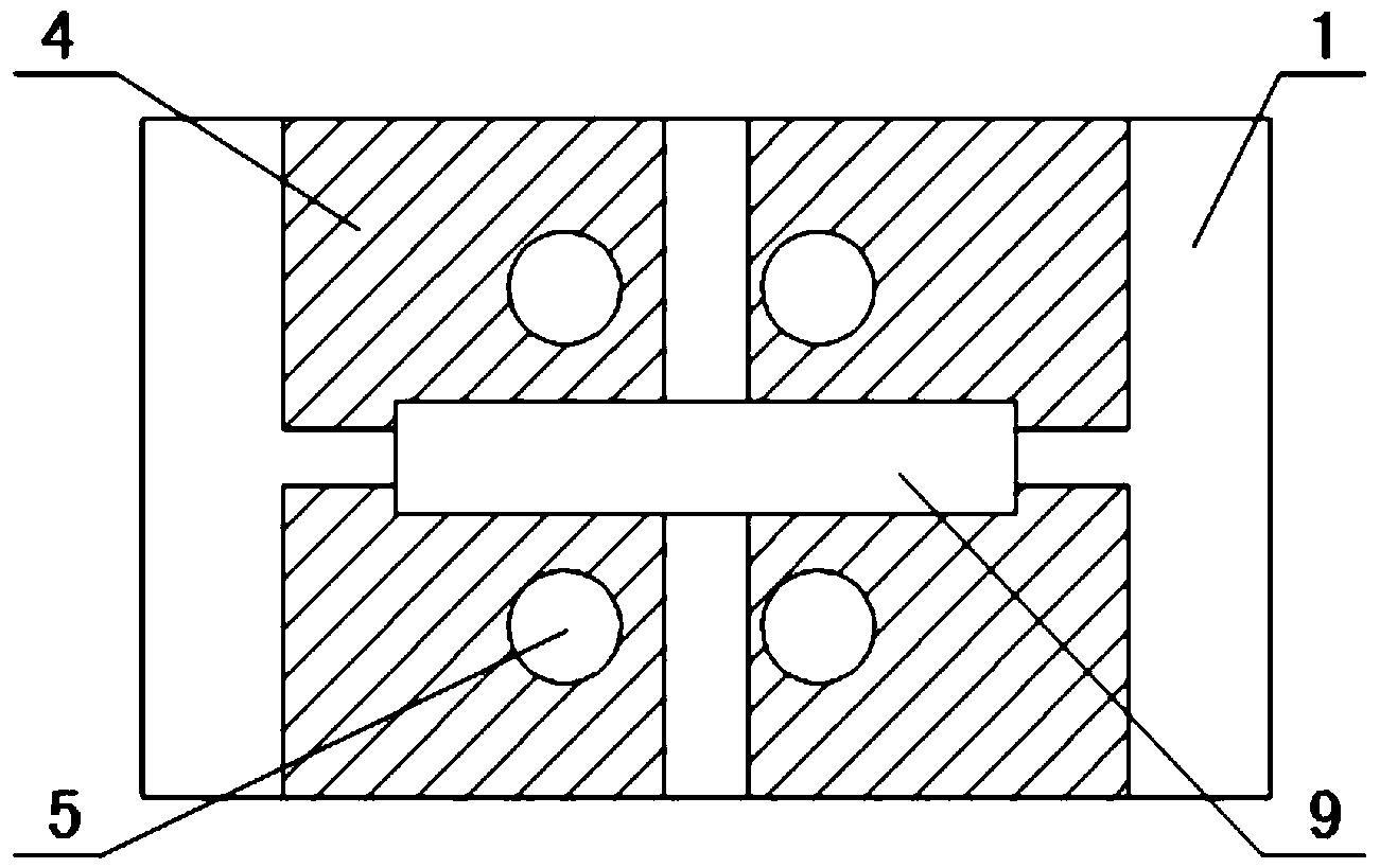 Transmission electron microscope sample table of in-situ measurement nanometer device