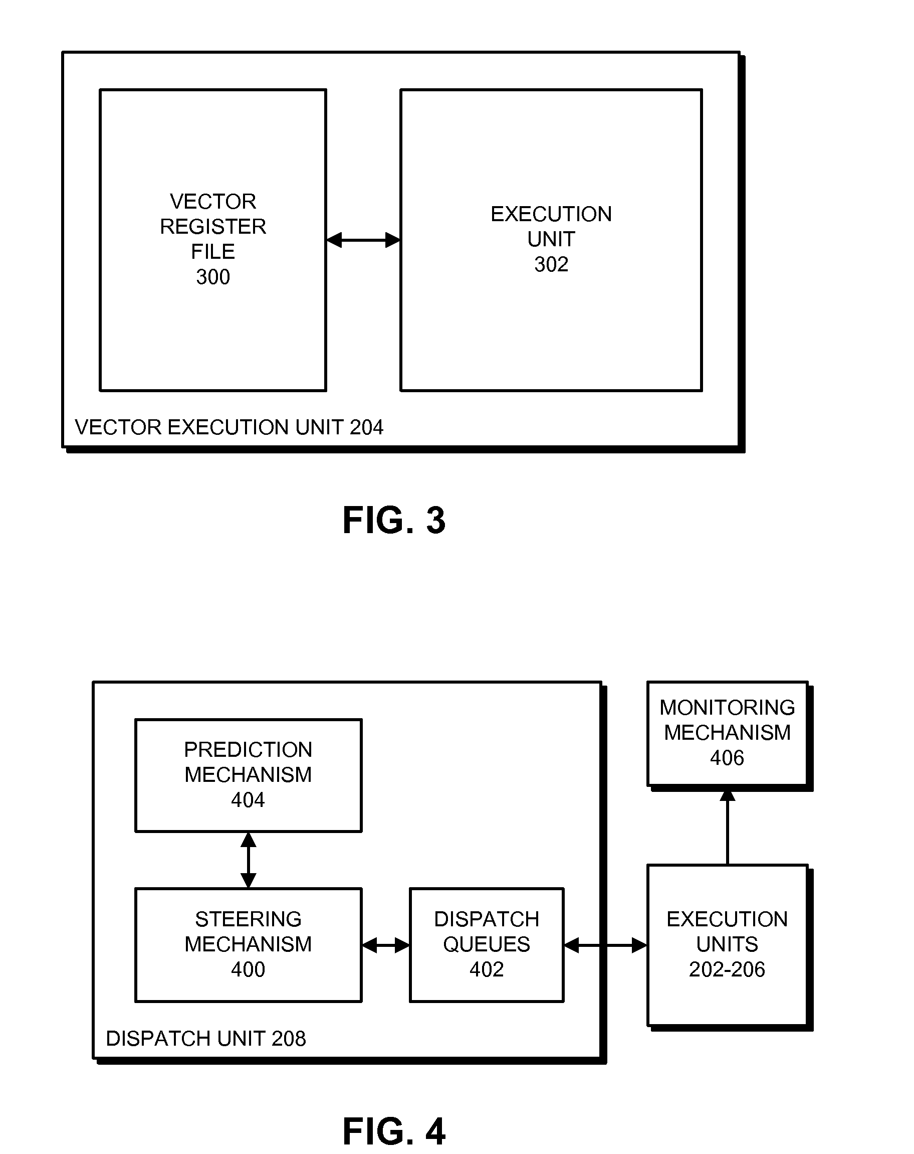 Predicting a result of a dependency-checking instruction when processing vector instructions