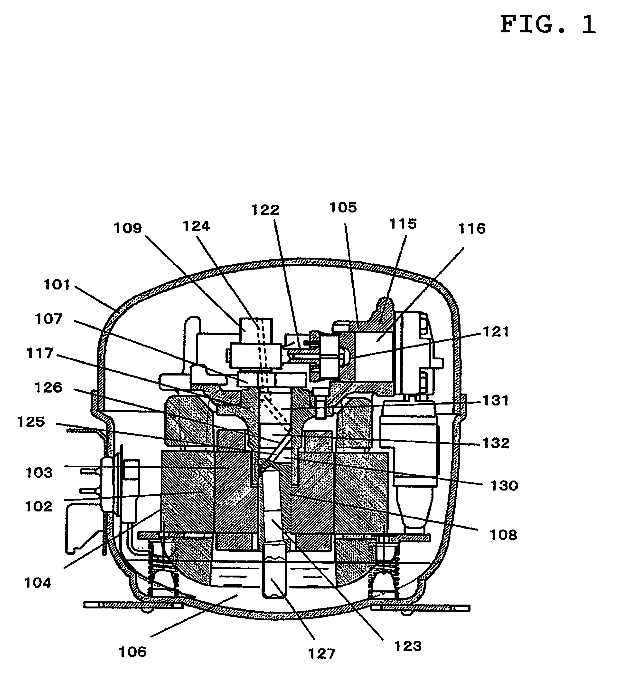 Hermetic-type compressor