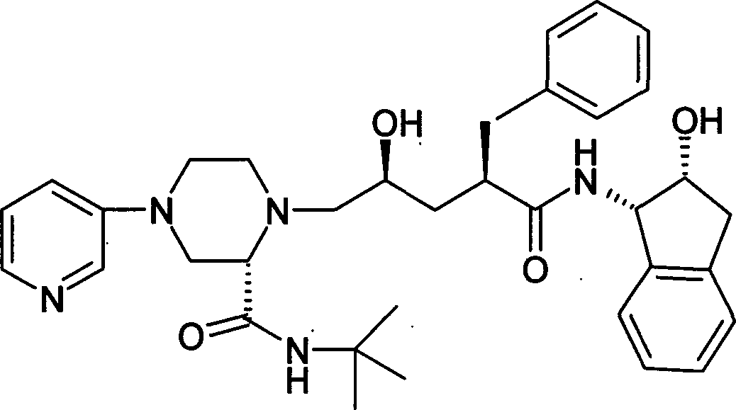 Medicinal composition contg. IDV and valproic acid or salts thereof