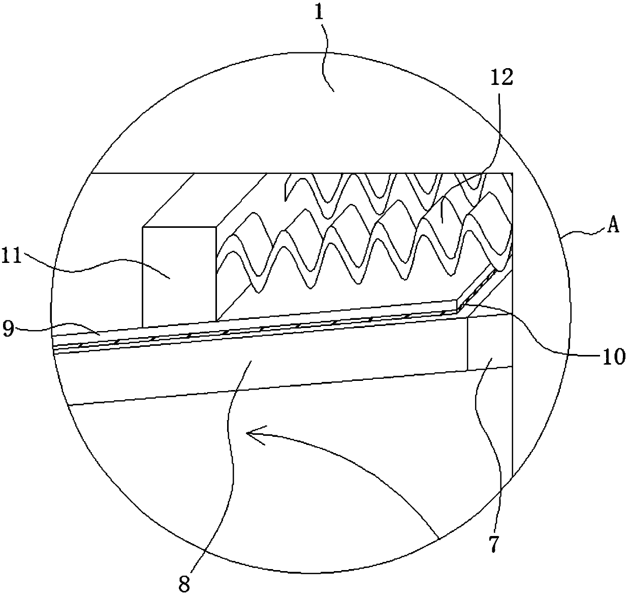 Dryer capable of removing lint for cotton wool textile fabrics