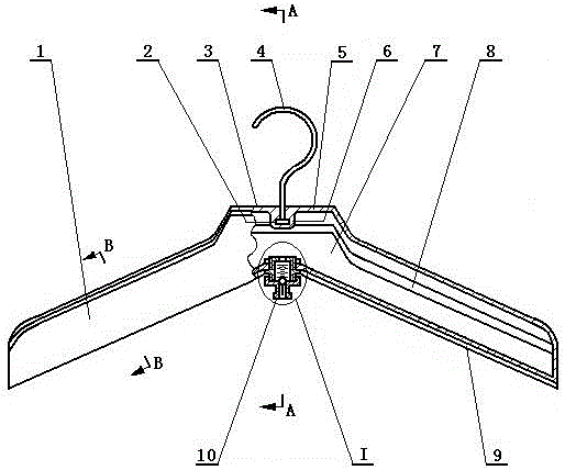 Novel inflatable clothes hanger