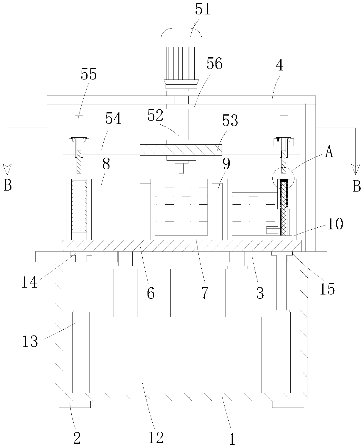 Rubber automatic dipping forming device for rubber band machining