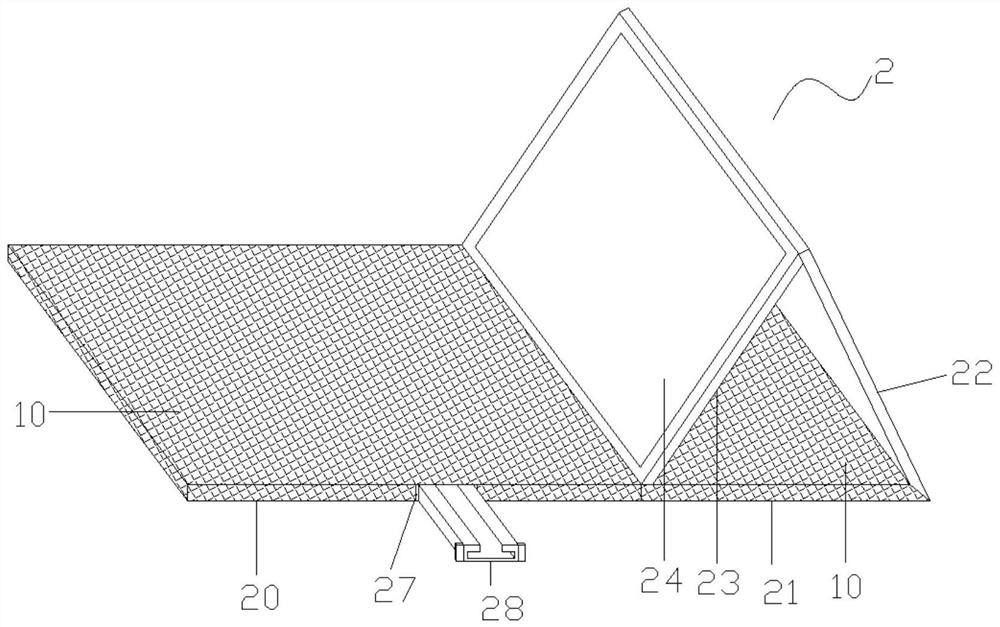 Vehicle-mounted mirror therapy device