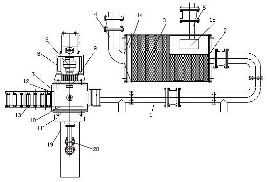 A sorting and collecting device for sky fruit