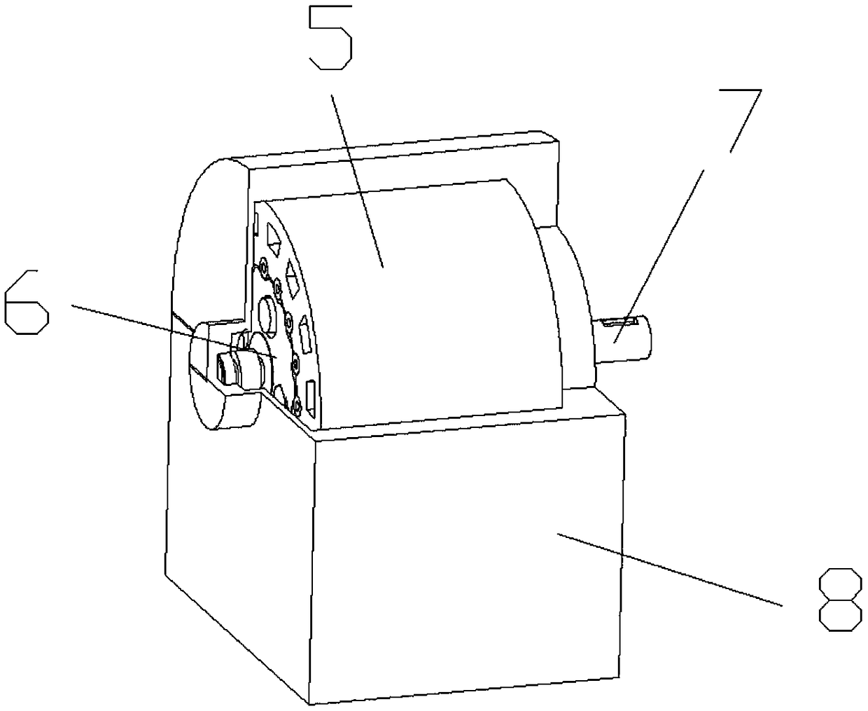 Double-shaft numerical control rotary table