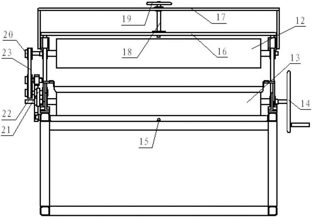 Glue squeezing device for producing three-dimensional fiber reinforced composite materials