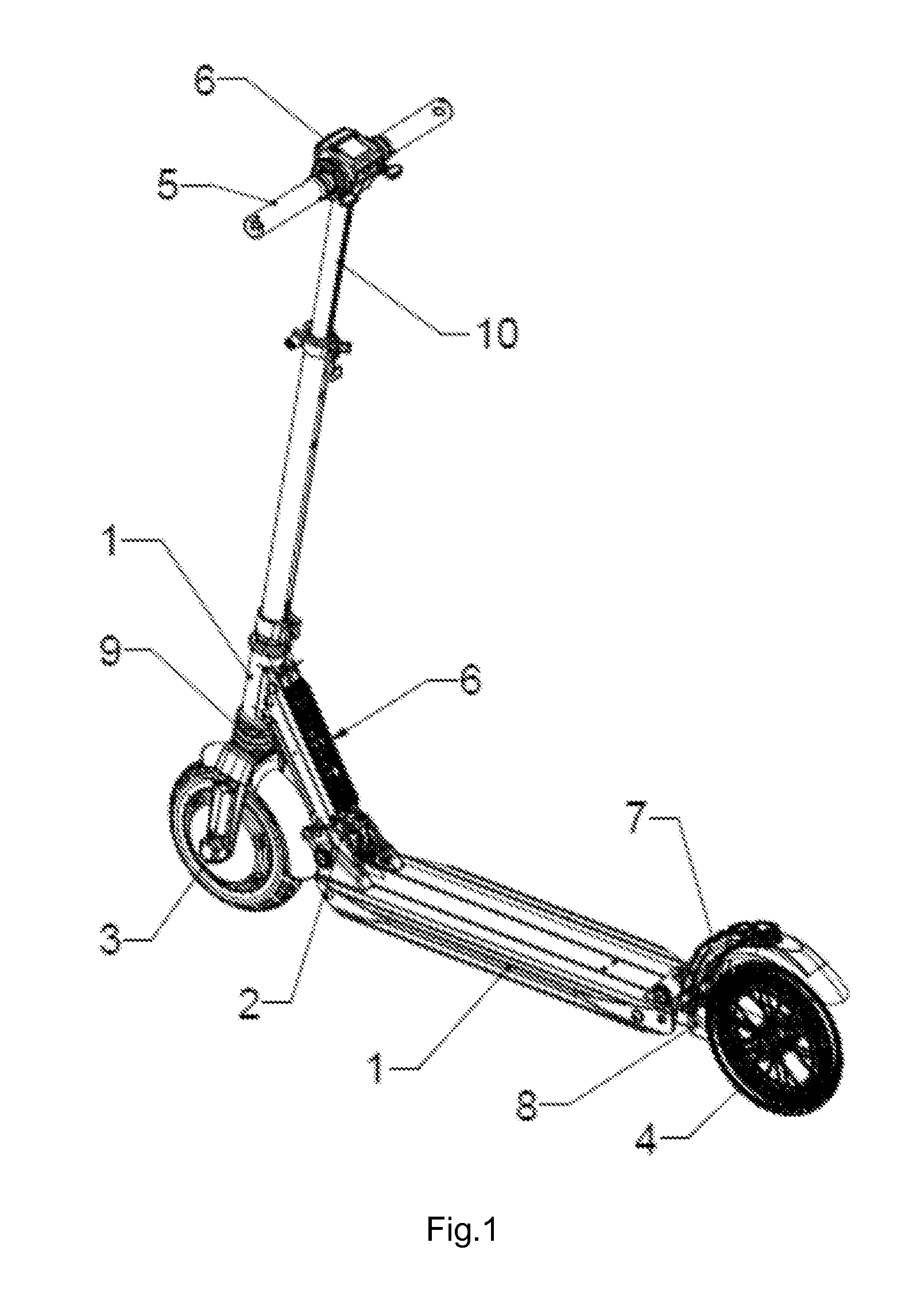 Foldable and portable electric vehicle