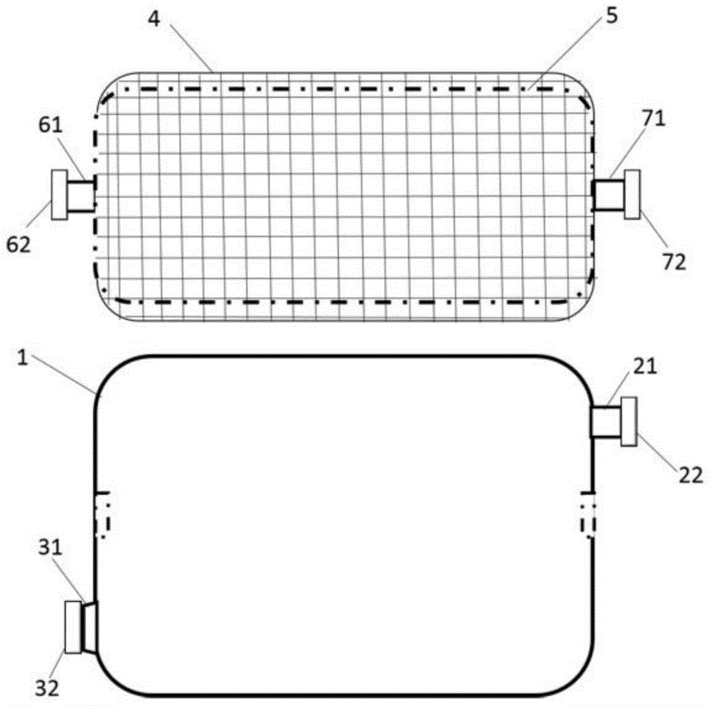 A kind of portable forward osmosis water purification bag and its use and cleaning method