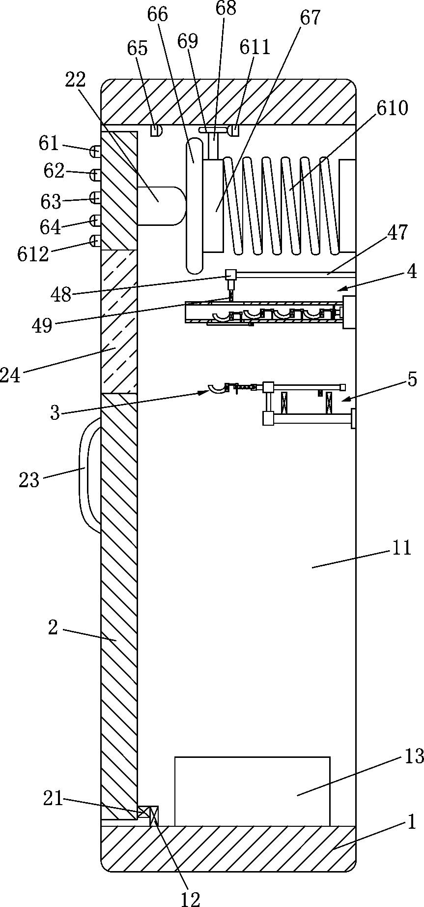 Environment-friendly suspension structure