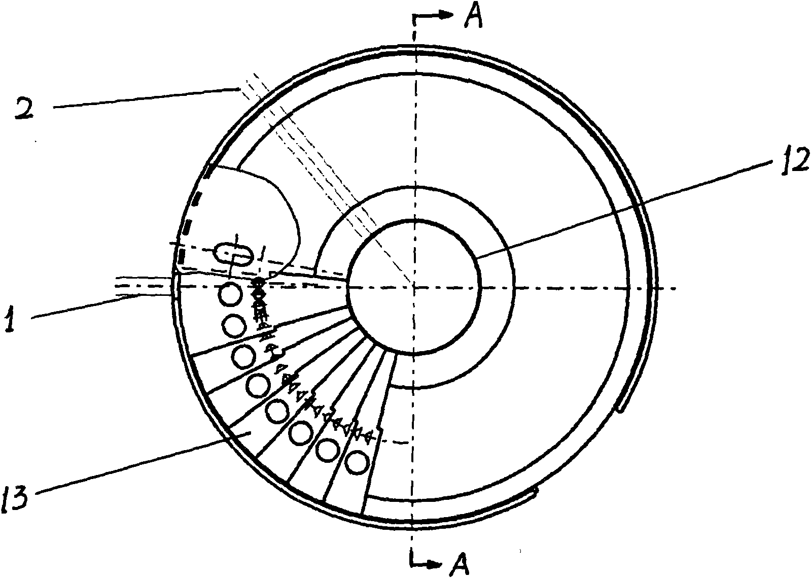 Neutron monochromator shielding device