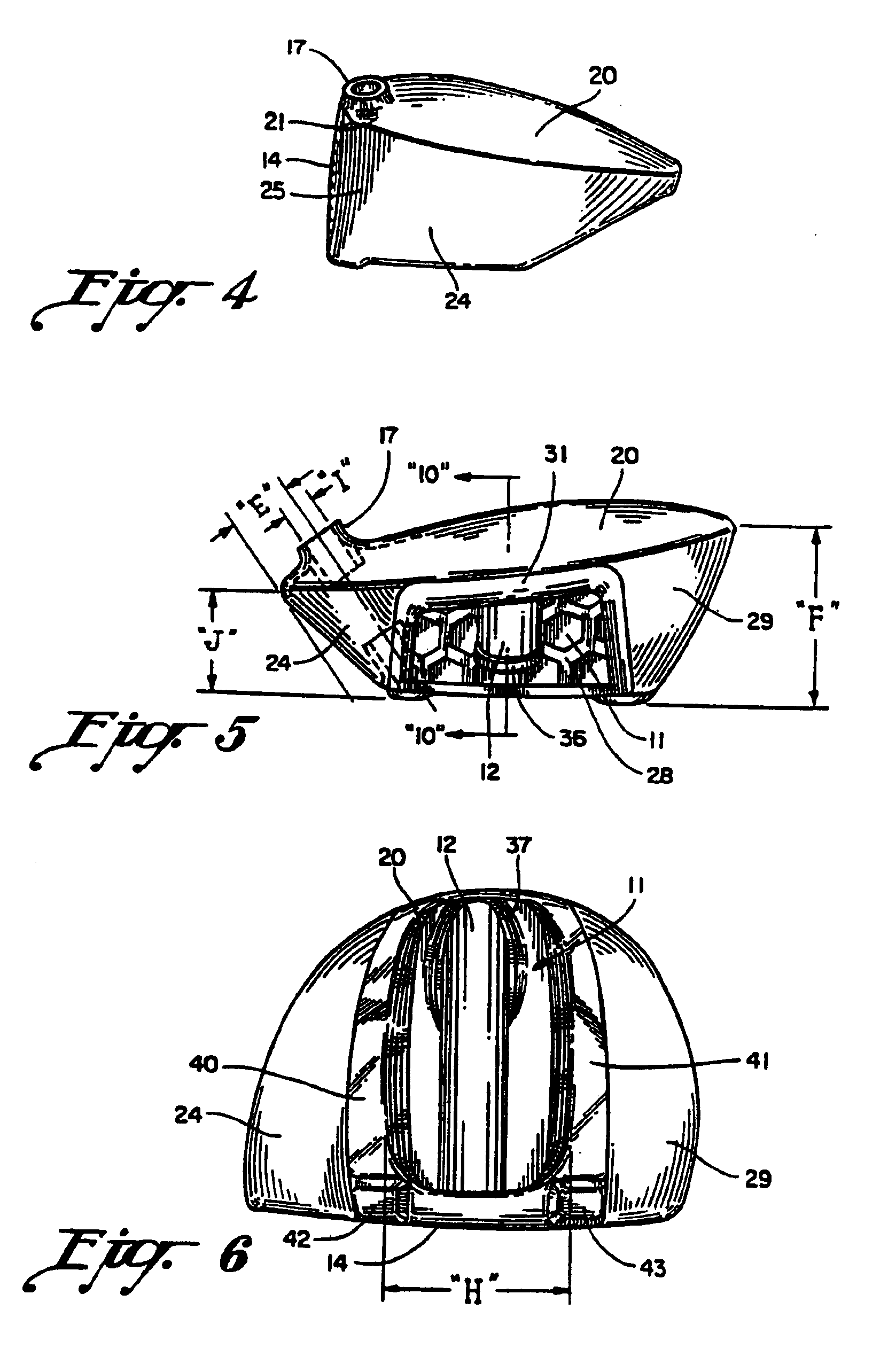 Oversize metal wood with power shaft