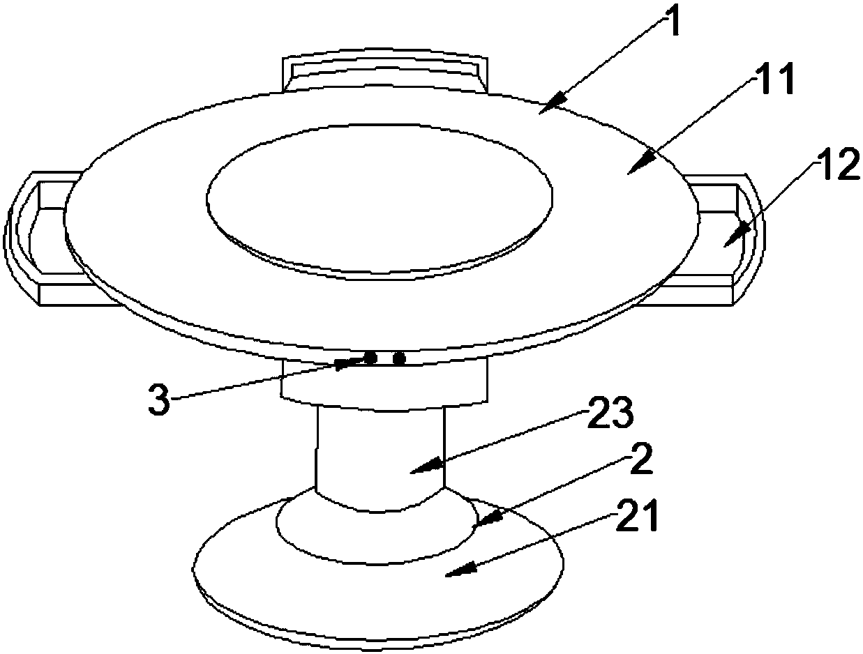 Dining table realizing automatic adjustment on height