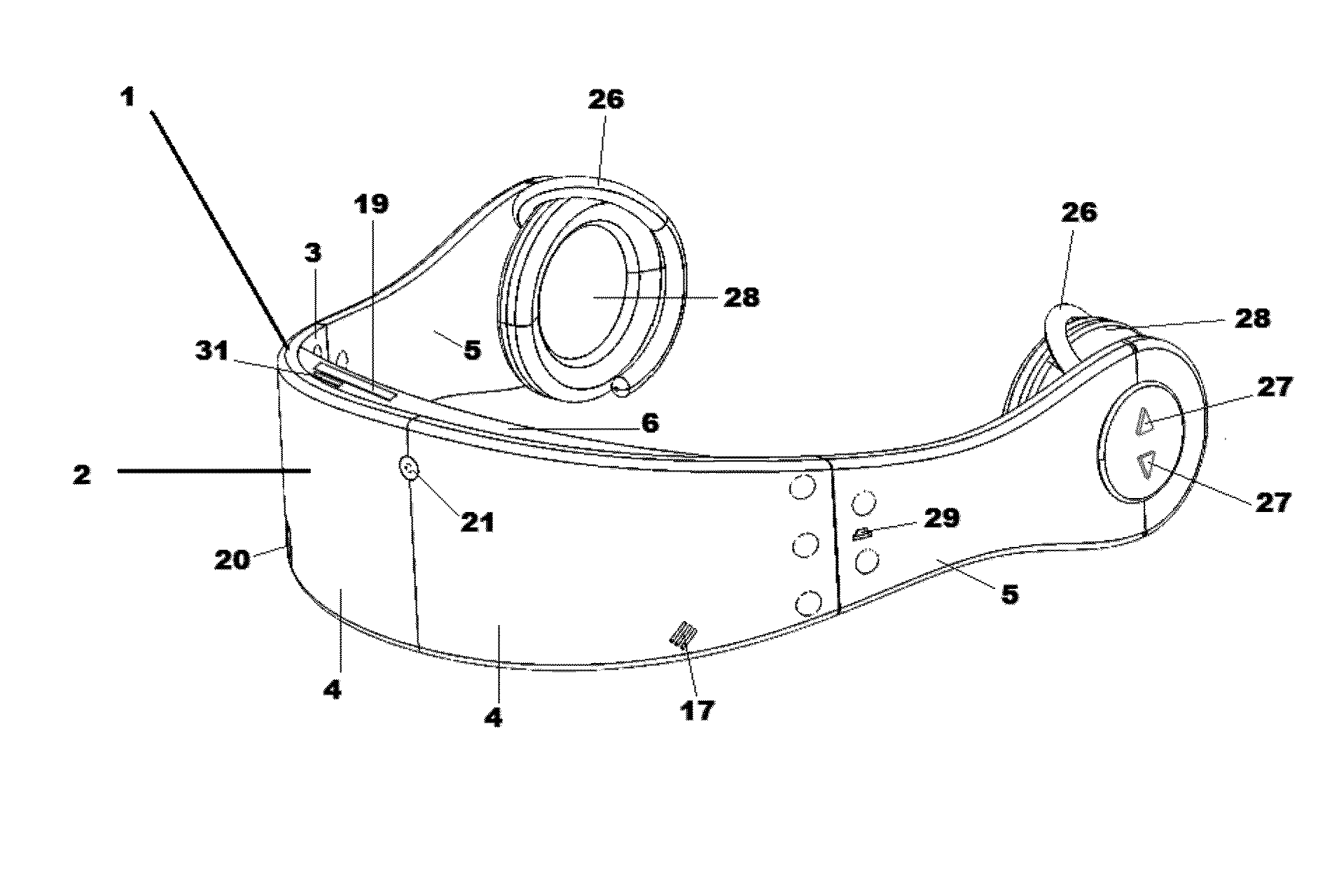 Spectacles having a built-in computer