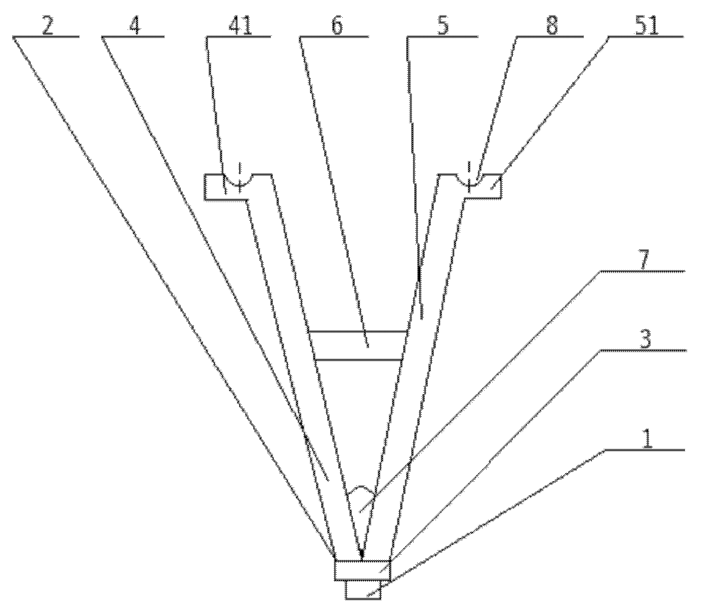 Lead support frame for binary division lead deicing through mechanical shock