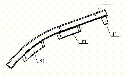 Detachable guide edge and inner side rerailer