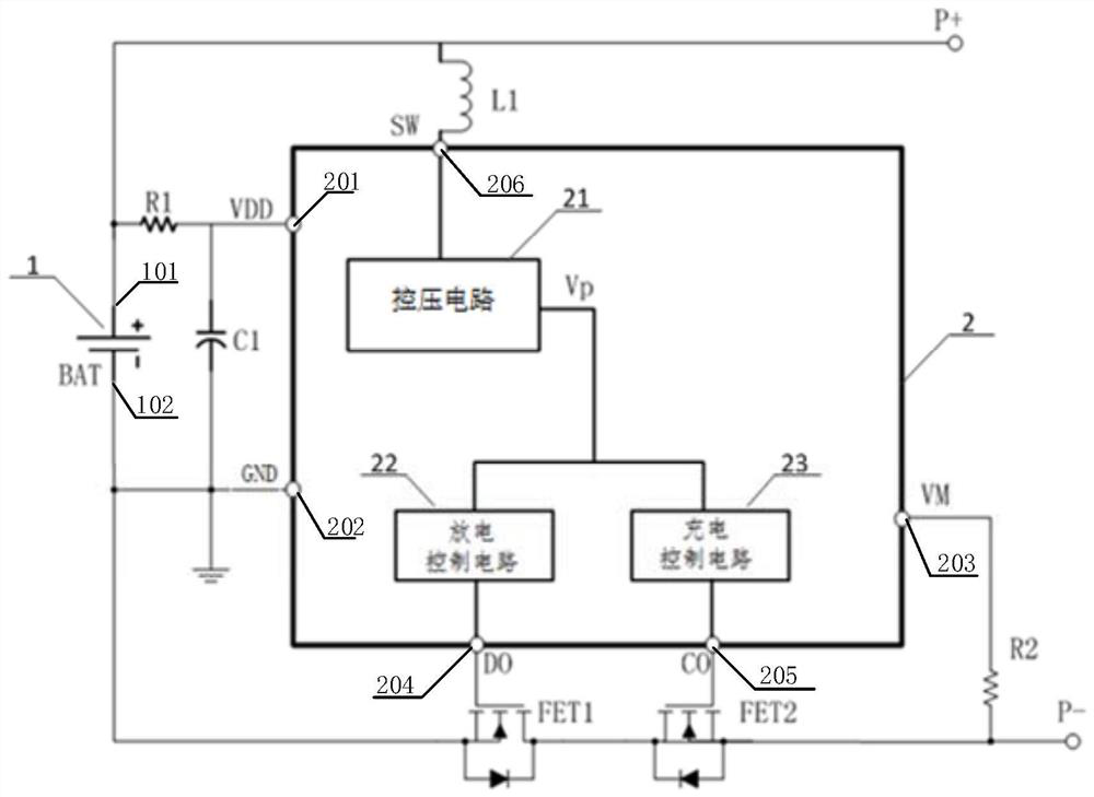 A battery assembly, battery protection chip and electronic product