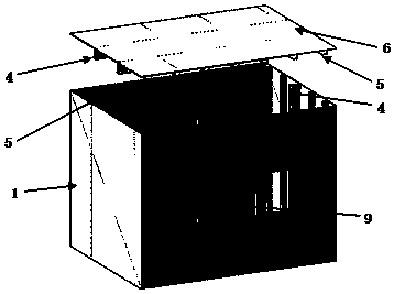 Prefabricated type box plate steel structure multi-storey and high-rise structural system and construction method