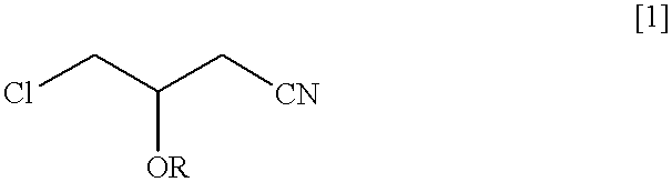 Optical resolution of 4-halogeno-3-alkanoyloxy-butyronitrile