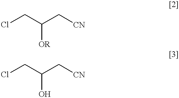 Optical resolution of 4-halogeno-3-alkanoyloxy-butyronitrile