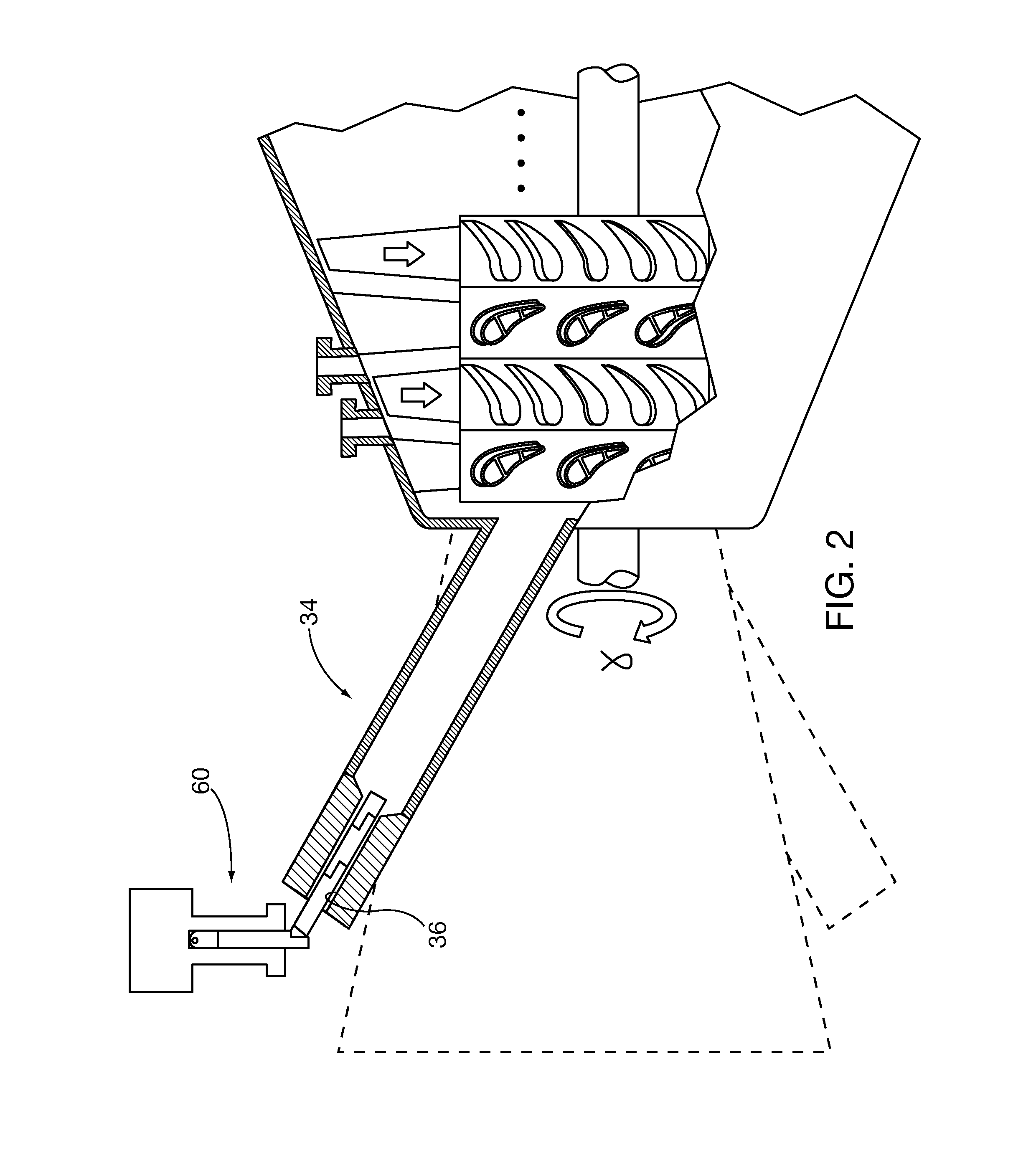 System and method for automated optical inspection of industrial gas turbines and other power generation machinery with articulated multi-axis inspection scope