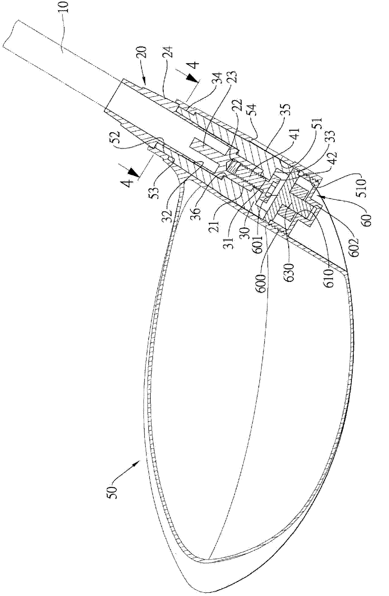 Golf club allowing replacing of angle-adjusting pipe fitting