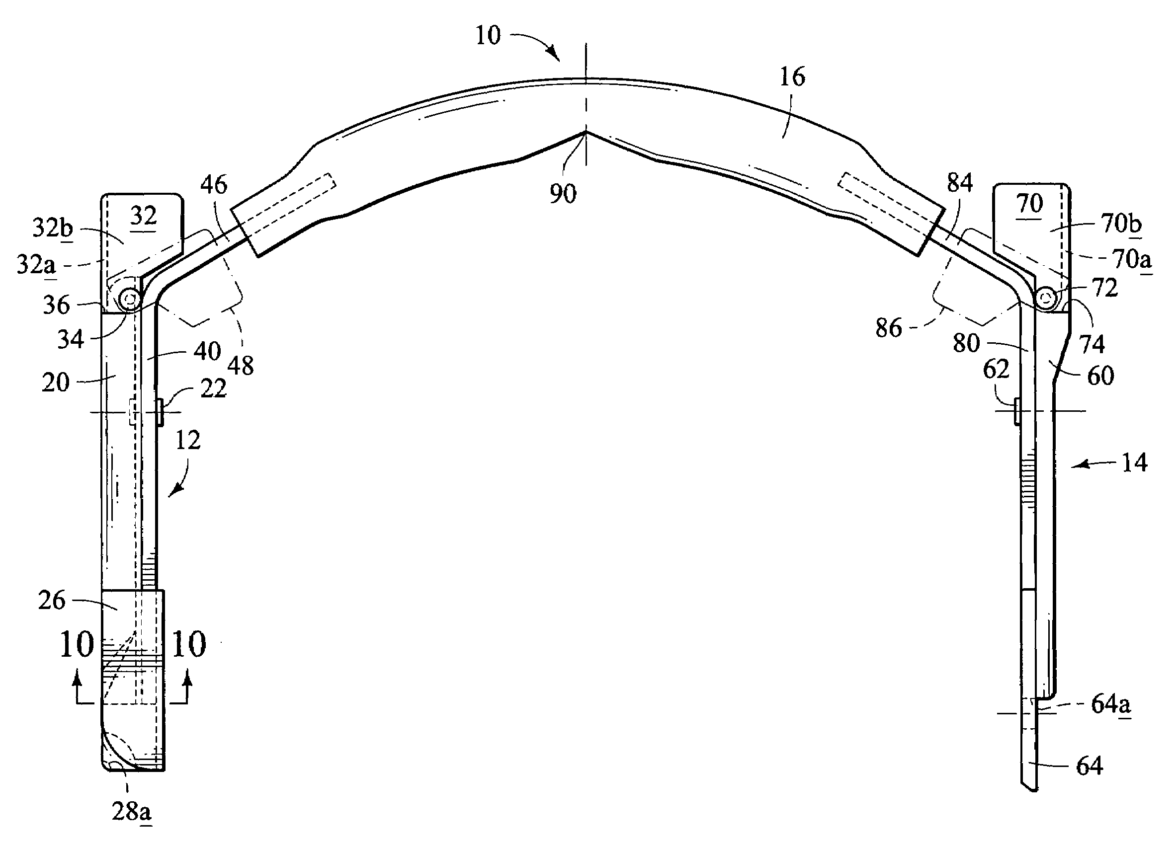 System for installing chains on vehicle tires