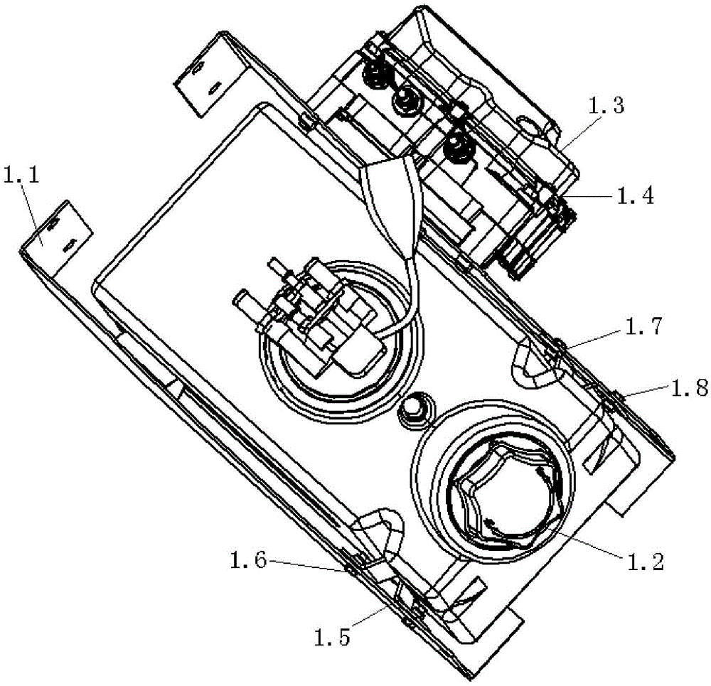 A urea tank bracket