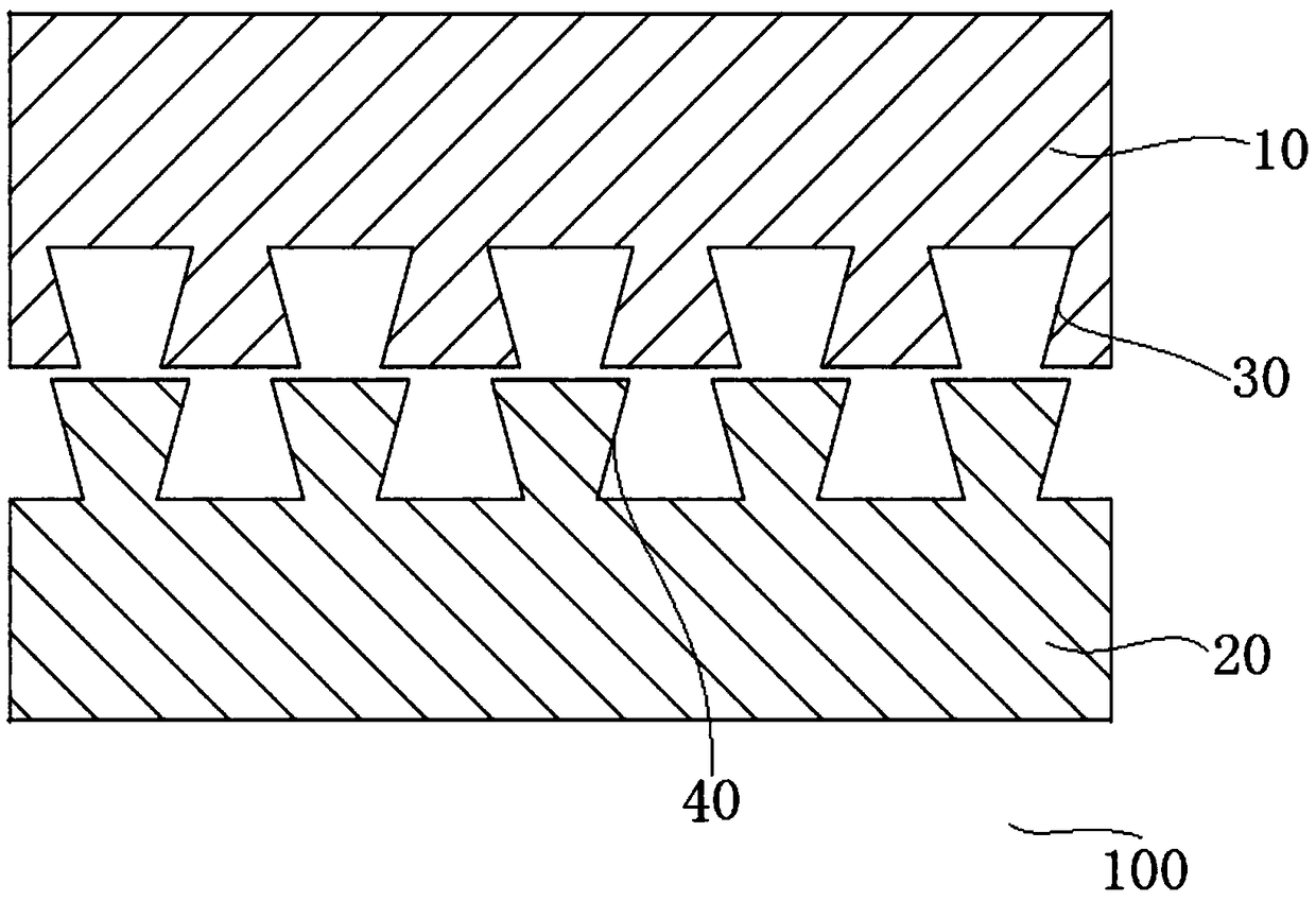 Anti-loosening threaded pair comprising limiting faces and anti-loosening threaded parts