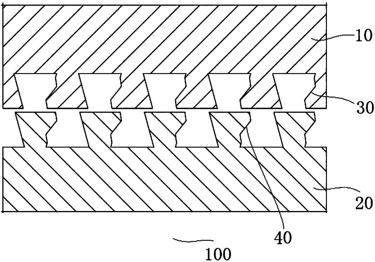 Anti-loosening threaded pair comprising limiting faces and anti-loosening threaded parts