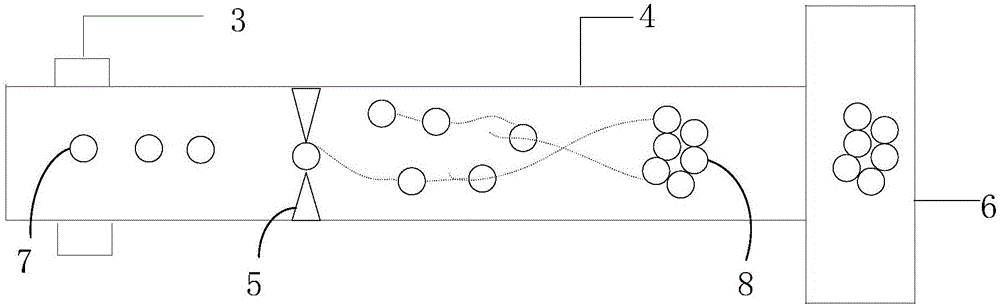 Electronic flocculation apparatus for pipeline