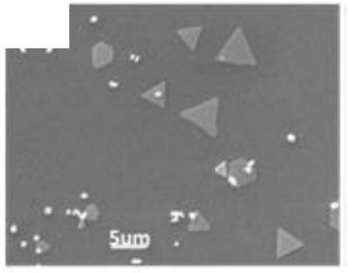 Preparation method of gold nanometer triangular sheet with surface enhanced raman scattering