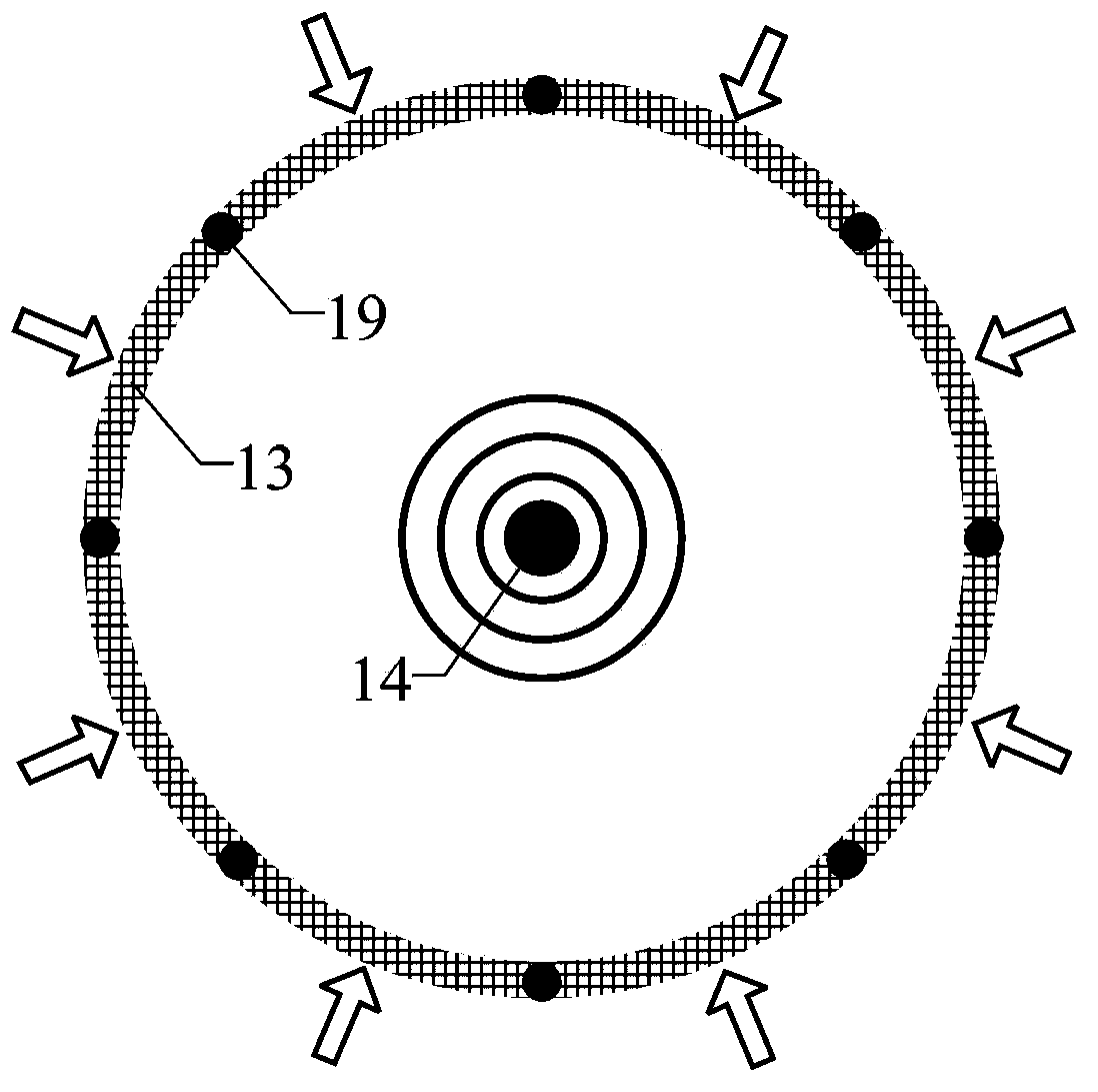 High-temperature material vertical cooler and waste heat using system