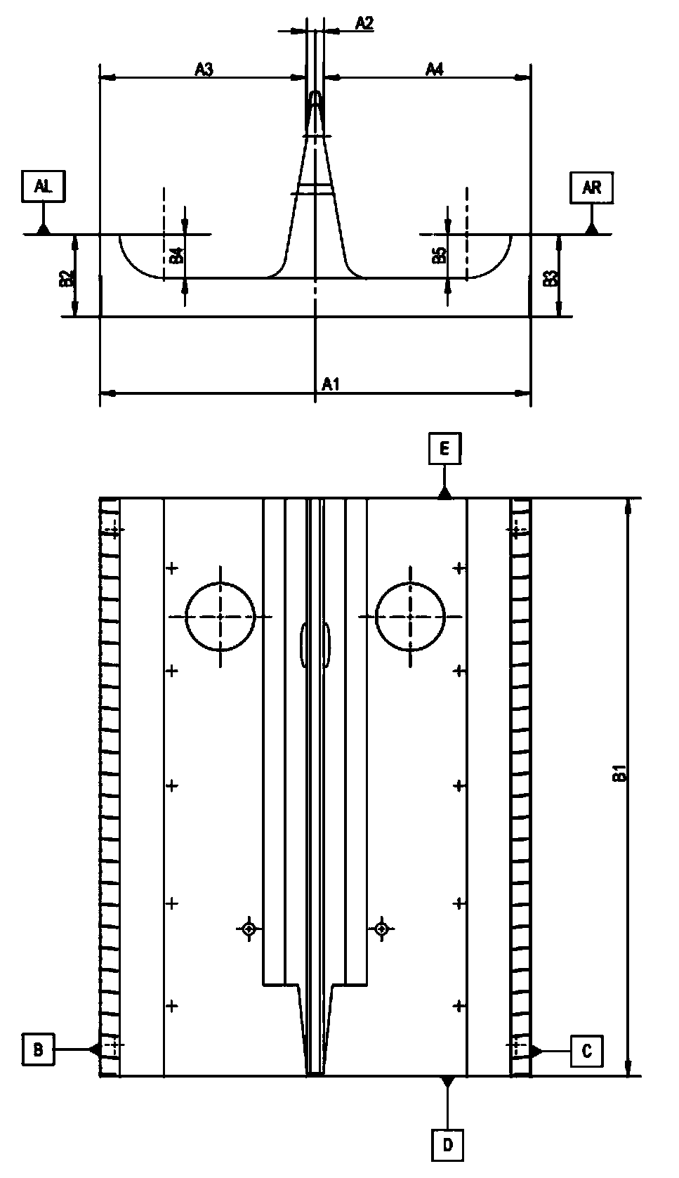 Method for measuring three-dimensional space curved surface of radio-frequency quadrupole-field electrode pole head