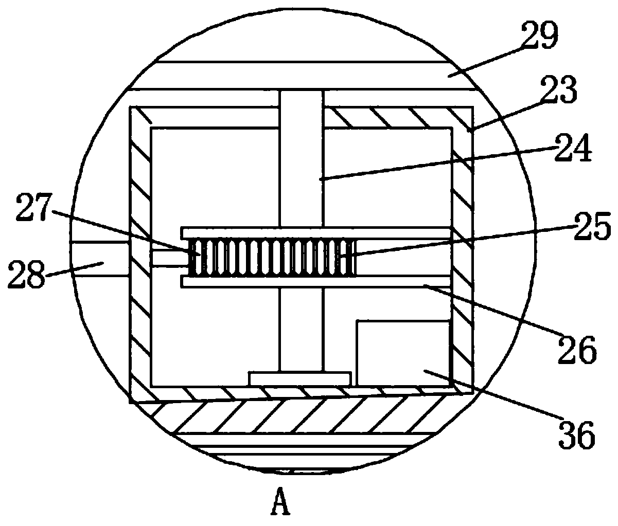 Scenic spot geographic information display device