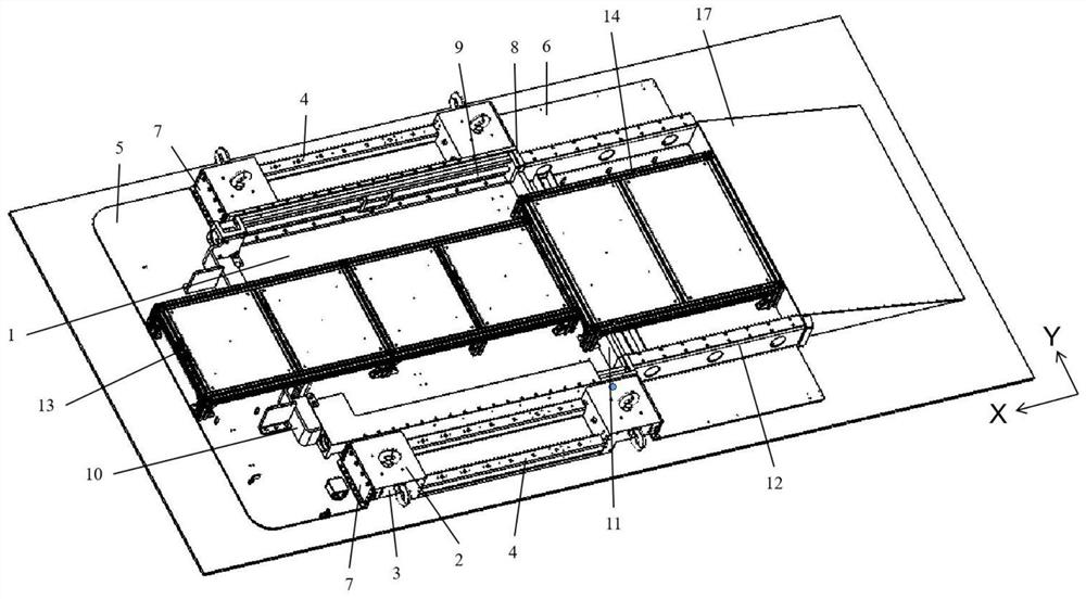 Three-degree-of-freedom mechanical arm for lower limb rehabilitation training device