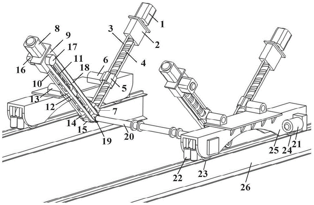 Combined dynamic control system and method for series-parallel automobile electrophoretic coating conveying mechanism