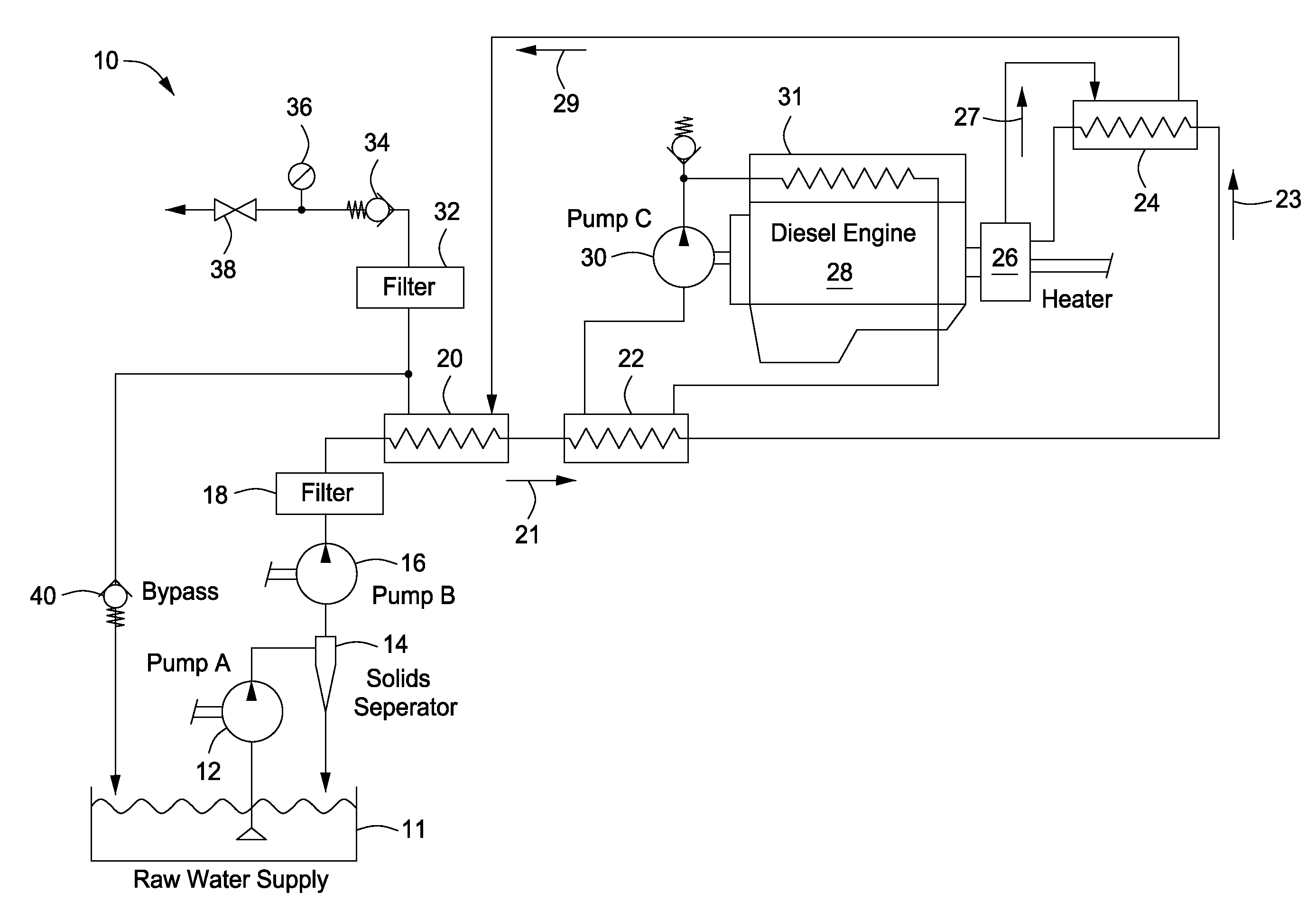 System and method for producing hot water without a flame