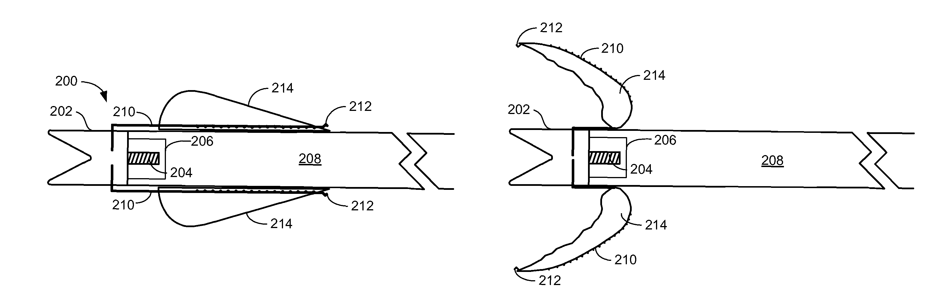 Rear mountable cutter device for a hunting arrow