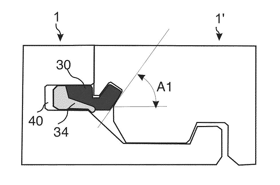 Mechanical locking system for floor panels