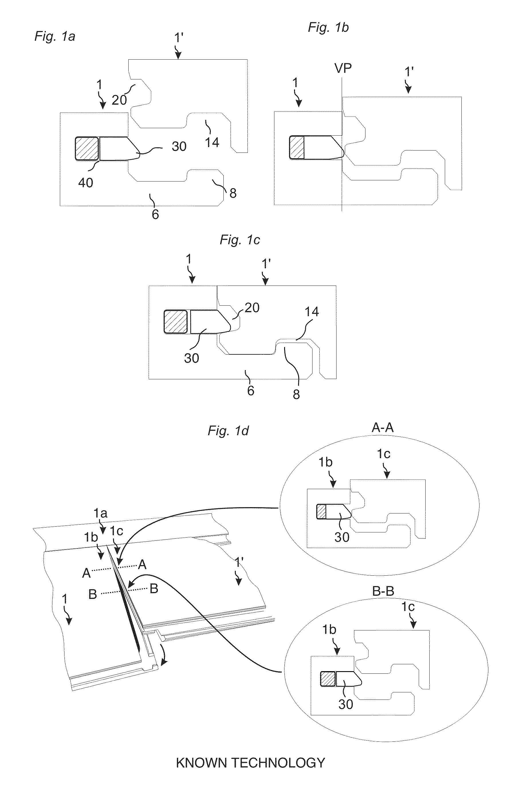 Mechanical locking system for floor panels