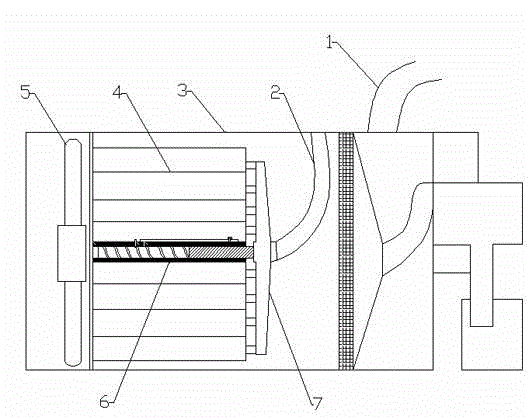 Multiple-roll dust filter