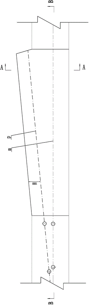 A line drawing method for controlling the excavation contour line in the construction of three-center circular arch fork in shaft and roadway engineering