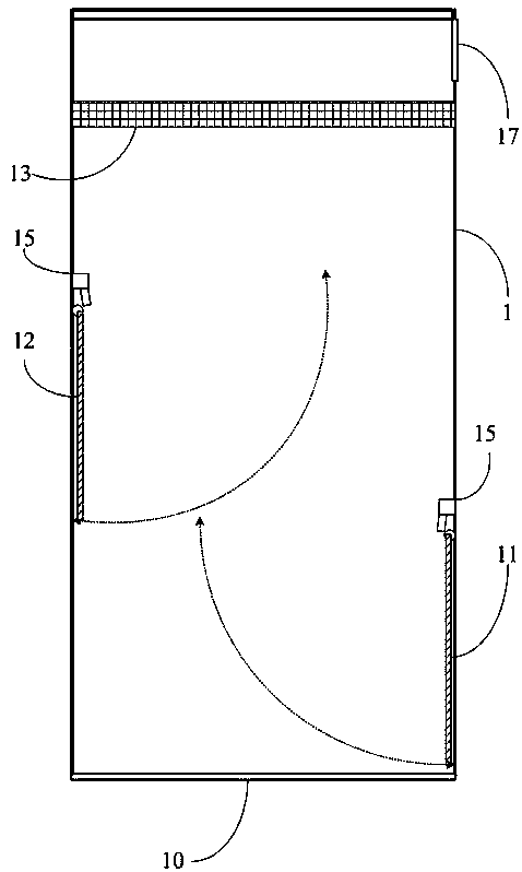 Perishable garbage containing device