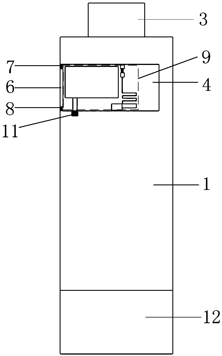 Terminal device antenna device and implementation method thereof