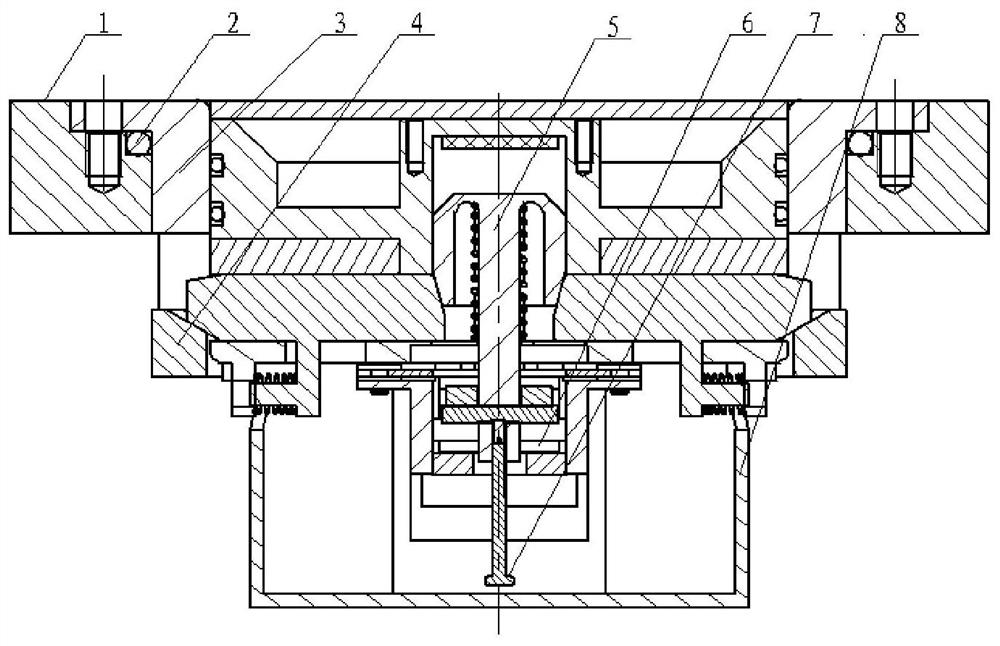 A low-noise perforated sinking device suitable for underwater unmanned systems