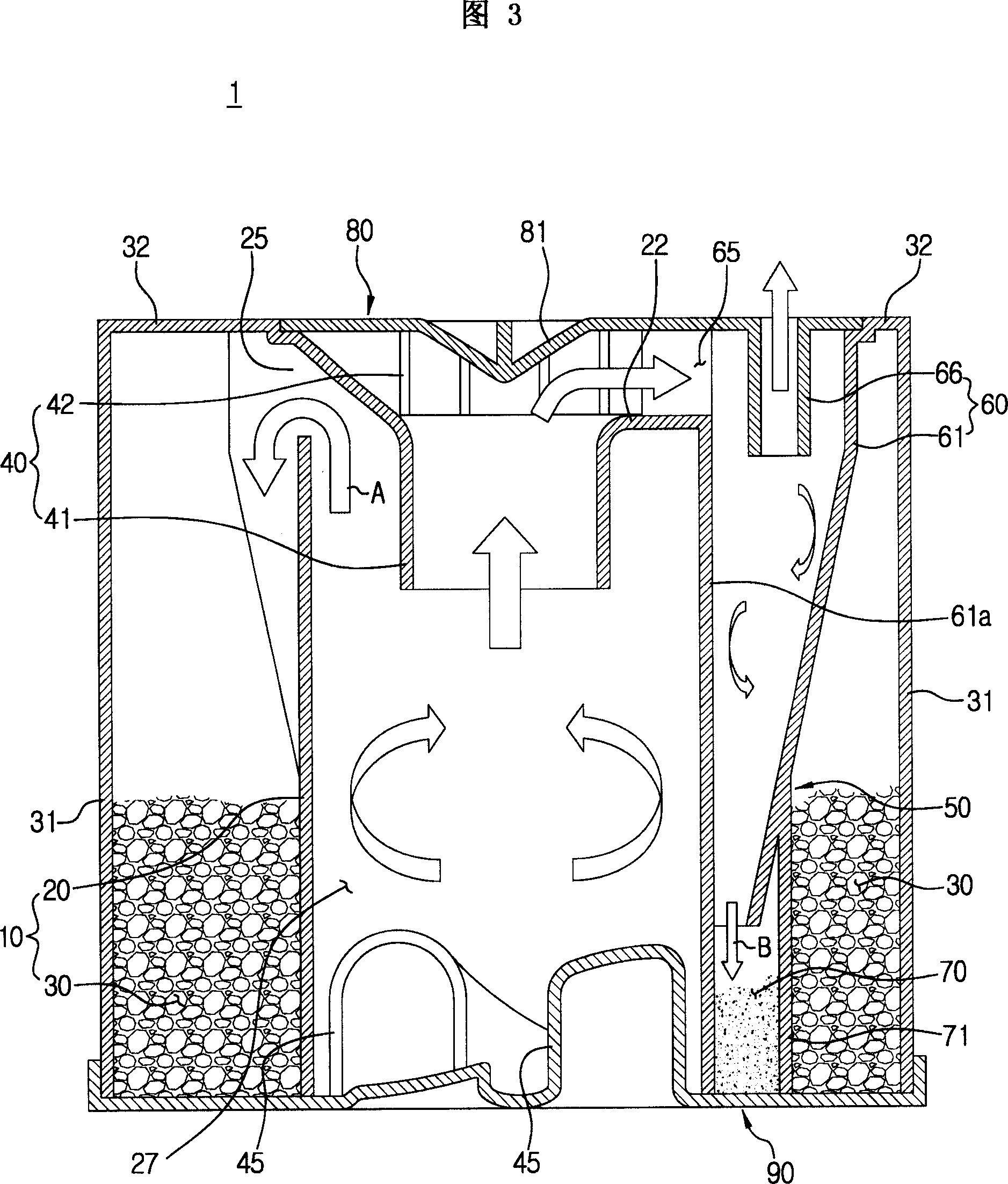 Multi-cyclone dust collector for vacuum cleaner