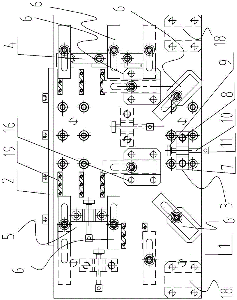 Fixture device for tenon tooth blade milling blade root