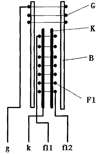 High-power pseudo-spark switch tube for power electronic pulse conversion